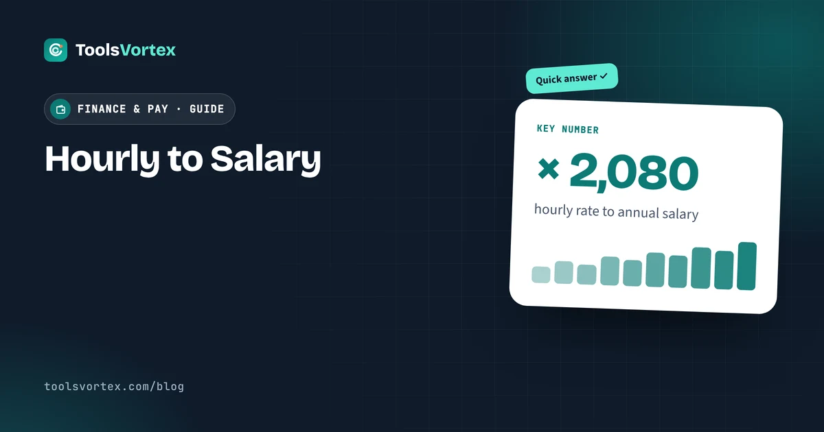 Hourly to Salary: How Much Is Your Hourly Wage Per Year? (Chart)